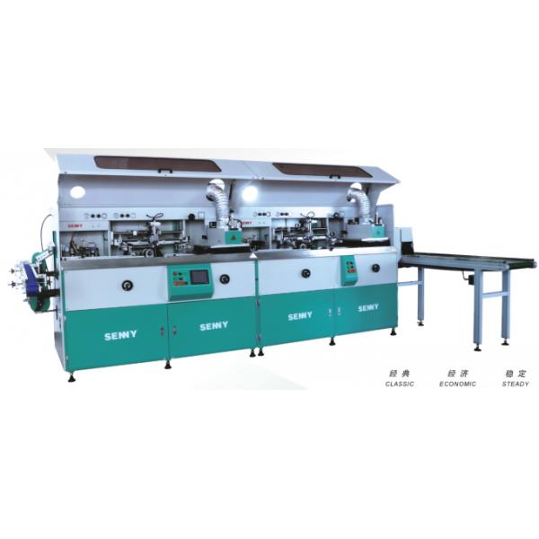 Linear Unit Structure Combination For Maximum 8-Color Printing With Fully Automatic Screen Printing Machine