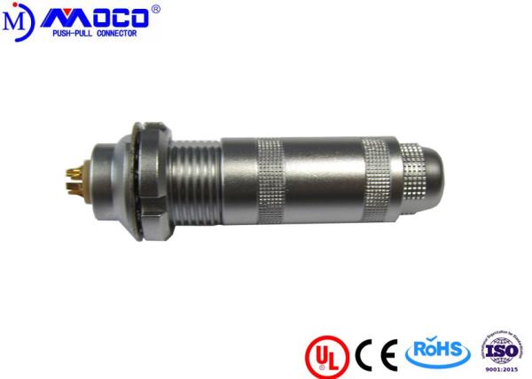 Male / Female Back Panel Mount Wire Connector , Electrical Quick Release Connectors