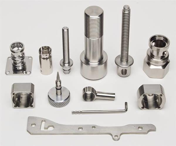 Titanium Coated Stainless Steel CNC Machined Component