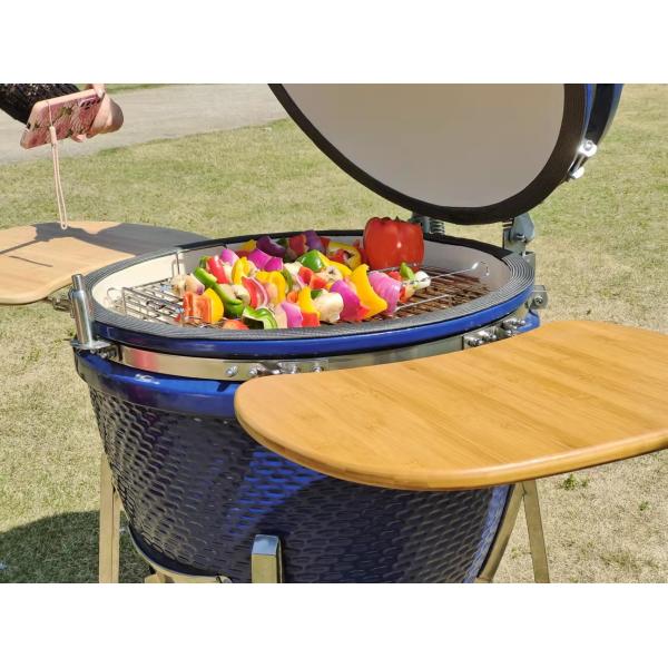 Гриль Kamado небольшого БАРБЕКЮ угля SES оранжевого керамический