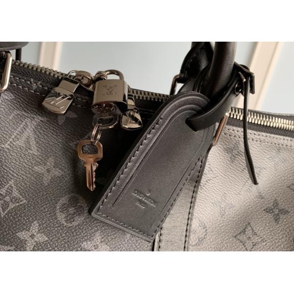 Grey Men'S Genunie Leather Womens Travel Handbag Business Style