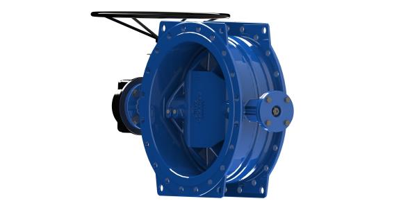 Ductile Iron Double Eccentric Butterfly Valve Disc With SS316 Coated FBE Coated