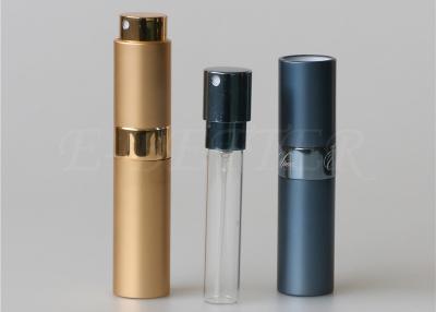 Torção vazia da bolsa do metal e para spritz a garrafa recarregável do pulverizador do curso 8ml do atomizador