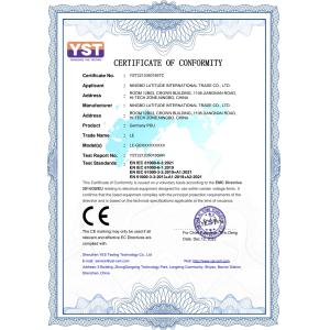 Ningbo Latitude Communication Equipment Co.,Ltd Сертификации