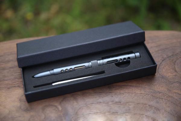 protect yourself high quality metal pen breaking glass pen packing gift box
