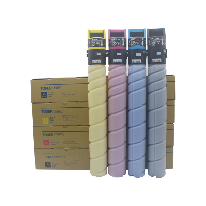 TN328 TN626 High Quality Toner Cartridge for Konica Minolta BH C250i C300i C360i C450i Toner 500g Black 400g Colours Manufacture