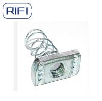 Fermeture M10*8 Noix de l'unistrut M3 M6 M8 Noix de ressort galvanisée en acier