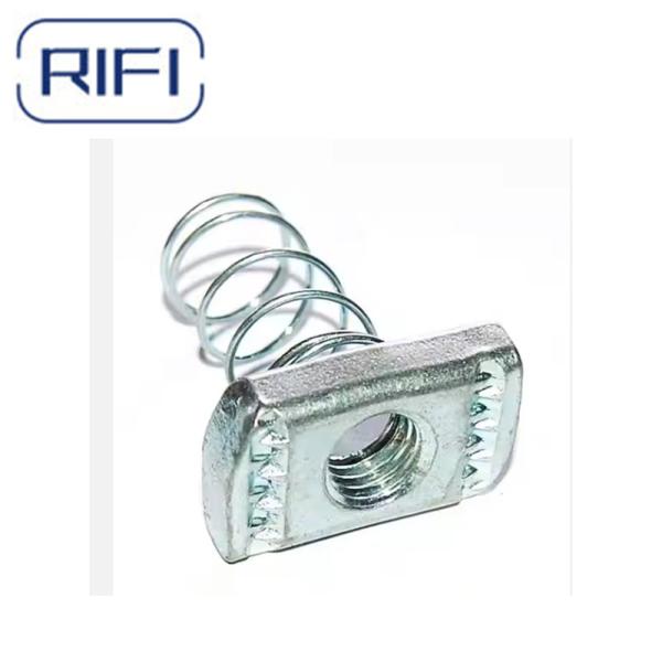 ファスナー M10*8 ユニストナット M3 M6 M8 鋼亜鉛メッキ チャンネルスプリングナット