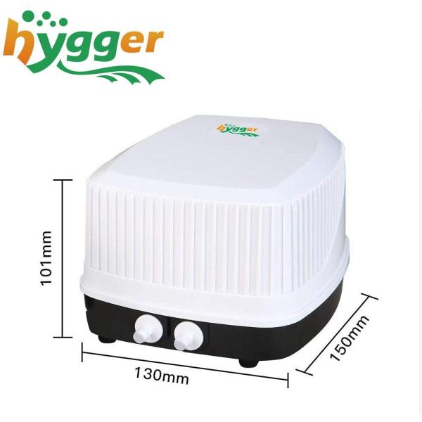 Plastic 255GPH 10W dual Air Pump For Fish Tank