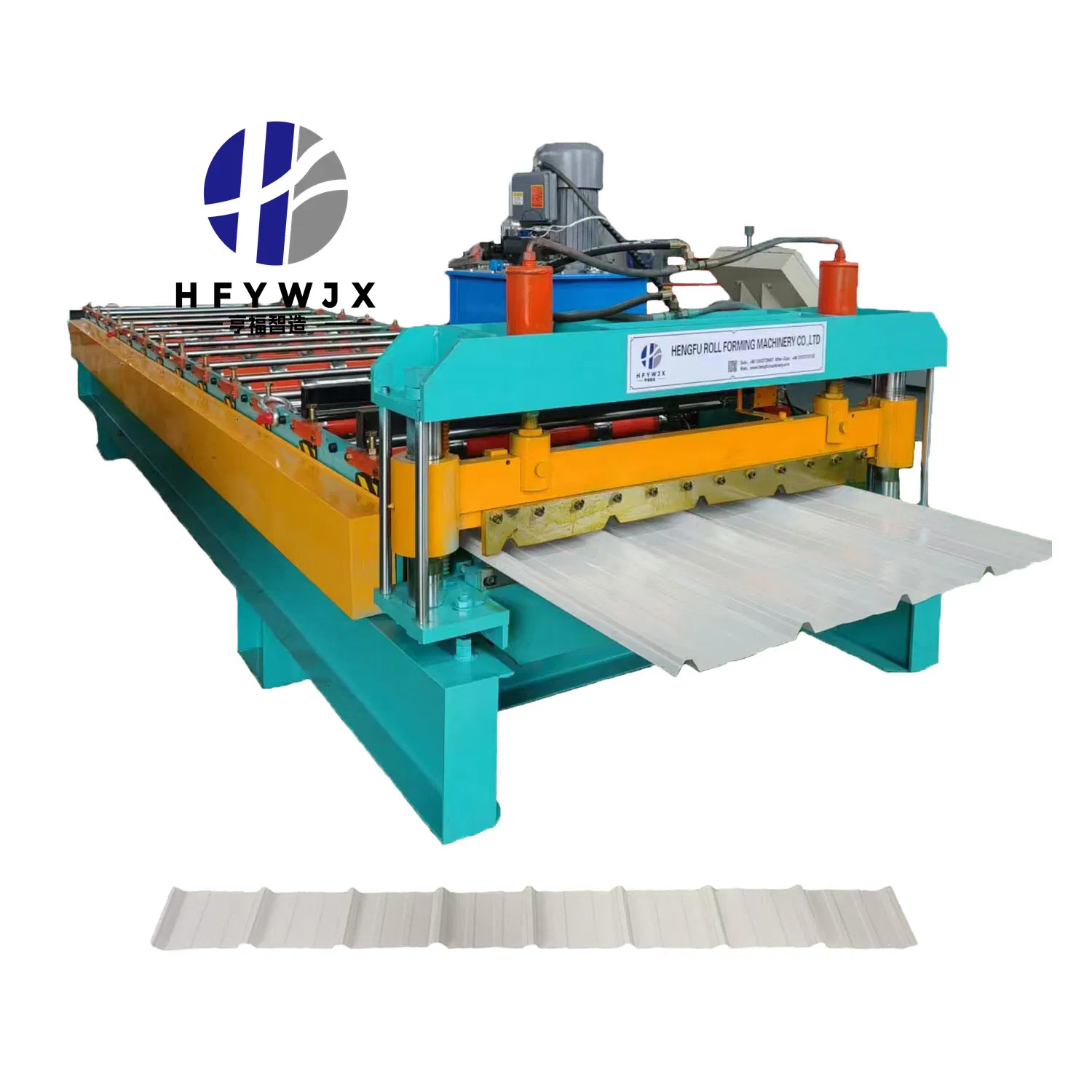 300H Steel Frame1040 Type Metal Roof Panel Machine 0-40m/Min Forming Speed