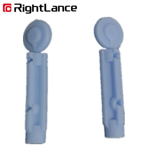 26G 0.45mm Glucose Meter Parts Twist Blood Lancet Pain Free With Safety Cap