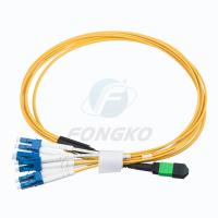 8 noyau unimodal MPO RPA (femelle) à la corde de correction optique duplex de fibre de harnais de LC UPC