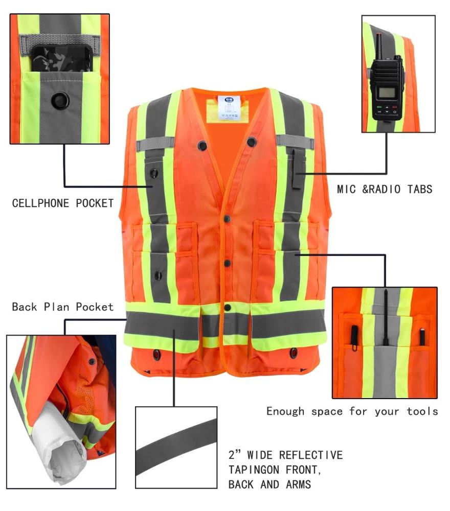 детей тона жилета 2 безопасности видимости 9xl 4xl 5xl куртки Vis высоких высокие с логотипом