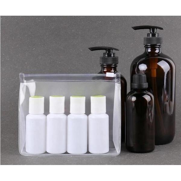 Matte Clear Cosmetic Bags Clothes Storage Zip Lock Reclosable Frost Packing Pouch
