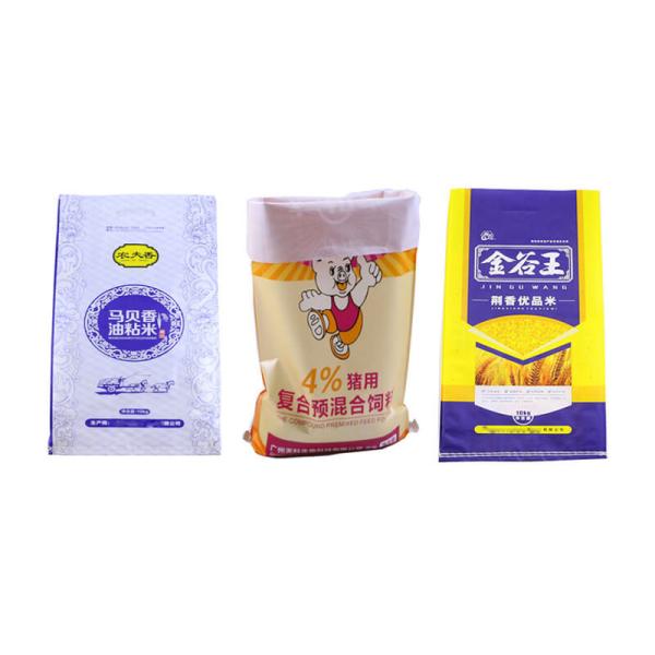 Lightweight 10Kg 25Kg Polypropylene Packaging Bags , PP Rice Bags Non - Toxic