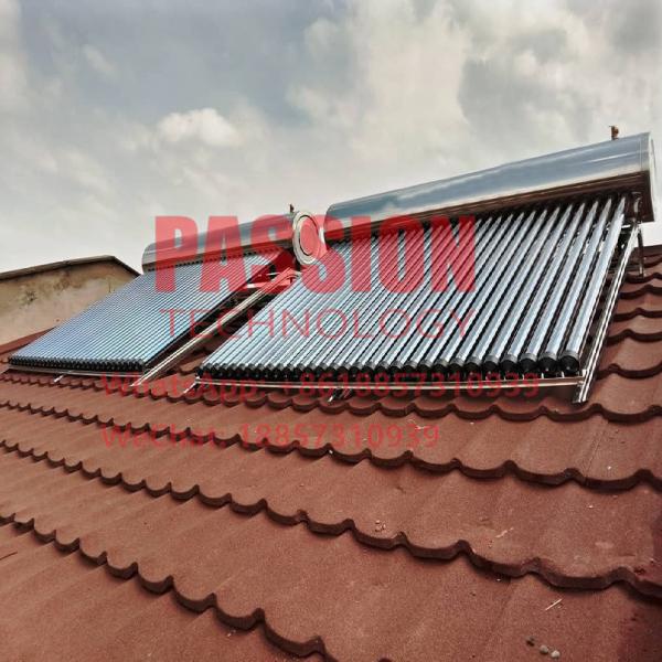 SS316 Enamel Inner Tank Solar Water Heater 300L High Pressure Solar Collector