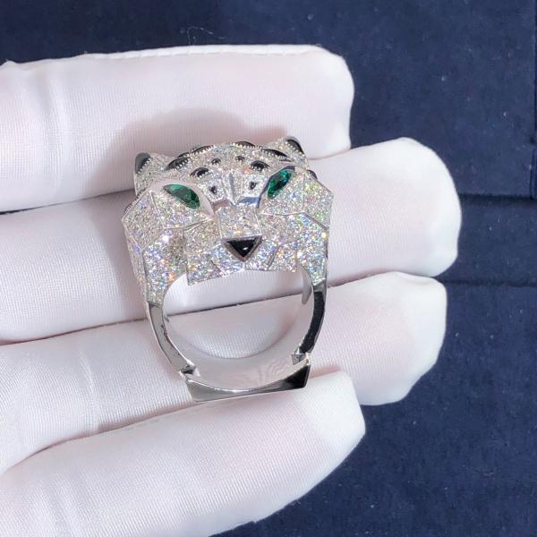 Hot Selling Natural Diamond Jewelry 18k Gold Car Tier PanthèRe De Car tier Ring