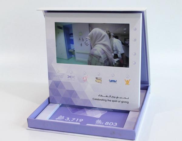 Custom LCD Video Card Video Greeting Card Screen Size 10.1 Inch