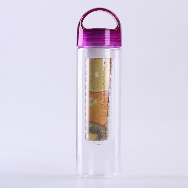 漏れ防止 700ml 800ml 水瓶 カスタムプリント BPAフリー 絶縁式 フルーツインフューザー 水瓶 32オンス 屋外旅行に最適 掃除・組み立てが簡単