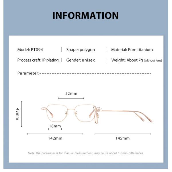 Царапина железного каркаса нержавеющей стали стекел рамки титана дела Bendable анти-