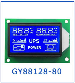 Pantalla LCD de segmento monocromo personalizada con retroiluminación LED blanca y pantalla VA negra grande para dispositivos de control de monitores