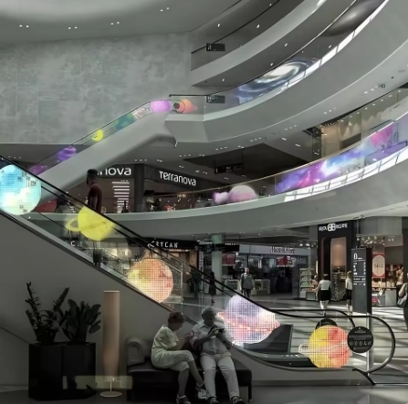 P4 High Transparency LED Transparent Display  Lightweight and Easy Installation for Shopping Mall and Storefront