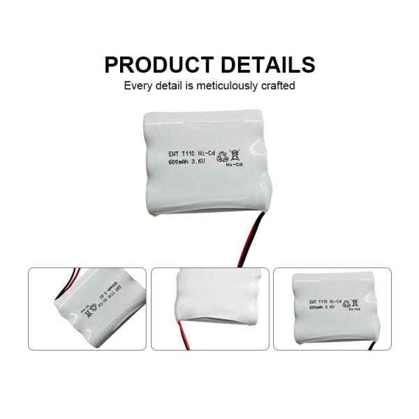 Аккумулятор из никеля и кадмия 800 мАч 3.6в 600 мАч