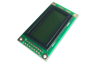 Monochrome Character LCD Display 8x2 I2c Module With 14 Pin Interface