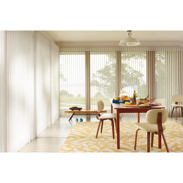 10cm 12cm Vertical Dreamlike Hanas Blind Fabric 180 Degree Rotating