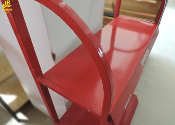 Coca Cola Beverages Display Racks For Grocery Shop Red Colour 100KG/Layer Welded