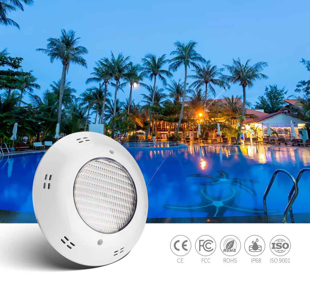 света приведенные бассейна структуры 18W SMD2835 12V 1800LM IP68 водоустойчивые конкретные