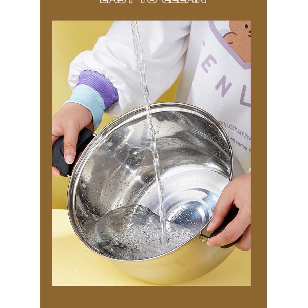 Factory Price Silver Two Layers Stainless Steel Saucepot Food Steamer Pots Soup Pot With Glass Lid