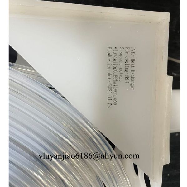 PVDF Fluoroplastic Heat Exchanger For Heating/Cooling Chemical Solutions