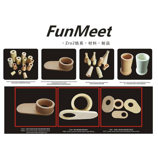 Longer Sliding Times Slide Gate Plate For Converter Ceramics Zirconia Material