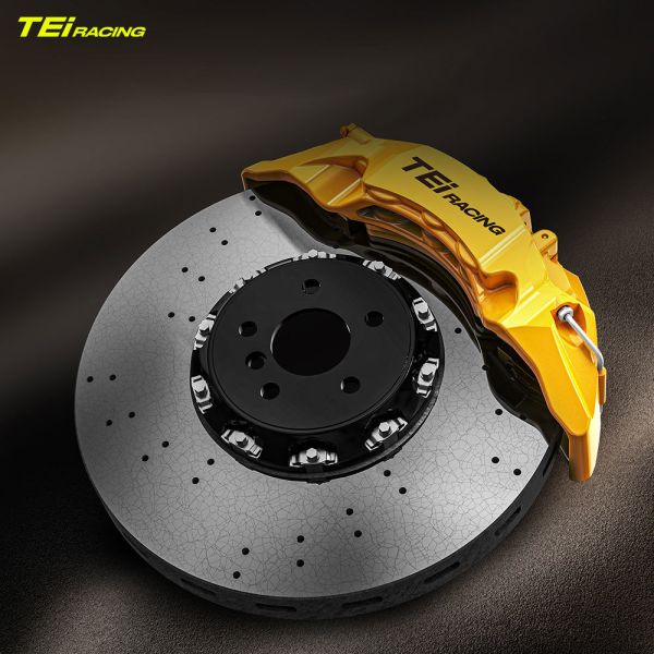 Kit d'étriers de frein TEI avec disques de frein en carbone céramique pour Porsche 911, disques de frein en carbone céramique R19 R20 R21 R22