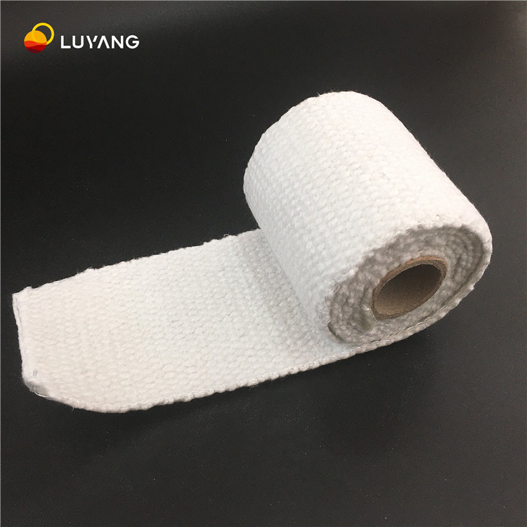 Factory High Temperature Refractory Ceramic Fiber Textile 1260 C Fabric Rope Tape Cloth For Insulation Material