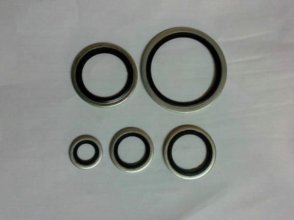 Industrial Rubber Sheet and Dowty Seal with Bonded BSP Seal in Black Color for Industrial Grade Applications