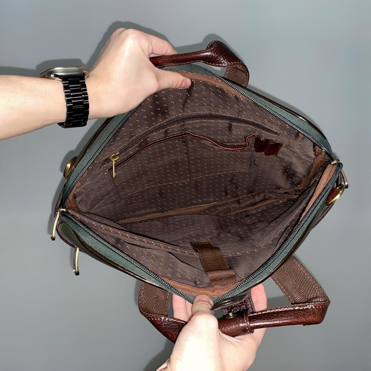 15 Inch Leather Briefcases for Men and Women Laptop Bag Business Travel Messenger Bag Vintage Leather Best Office Satchel Bag Wholesale OEM/ODM/Private Label