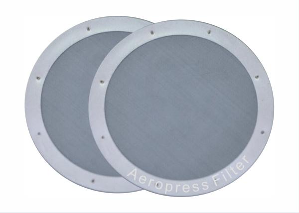 Small Aeropress Stainless Steel Filter With Ultra Fine Mesh , 0.5mm Thickness