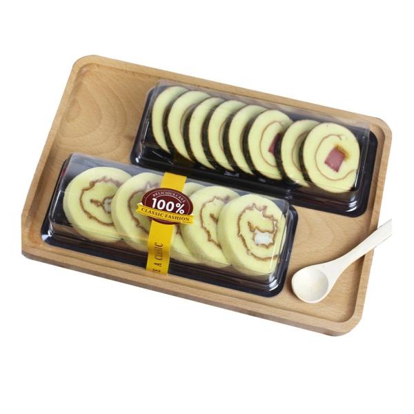 Varnishing Coated Paper Ivory Board Disposable Picnic Box For Donuts