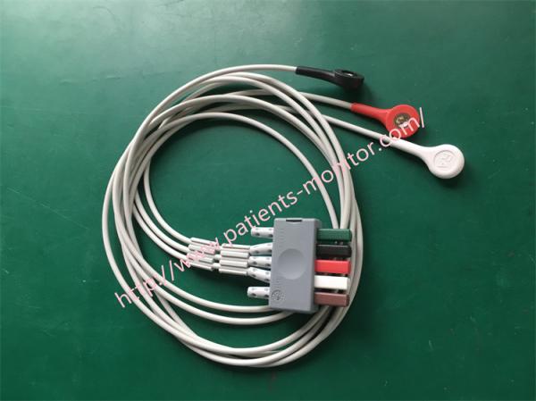 Mindray 3-lead ECG Leadset Adult Pediatric AHA Snap 0010-30-42734 ECG Machine Part New Original