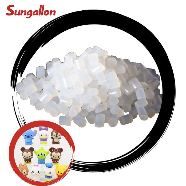 Sungallon TPR Pintável Matéria-Prima para Figuras de Brinquedo