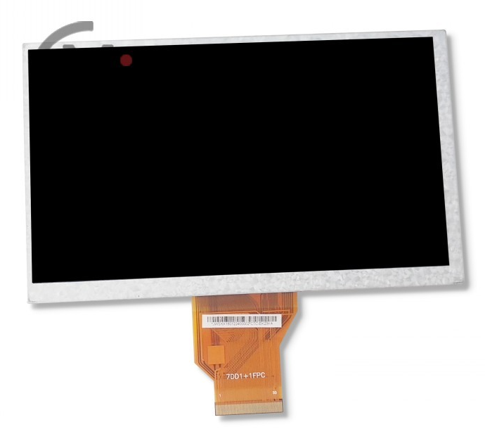 YJ070WVTR-420 LCD 50 Pins RGB 7 Inch 800*480 Lcd Display for Automotive Display And Portable DVD Player