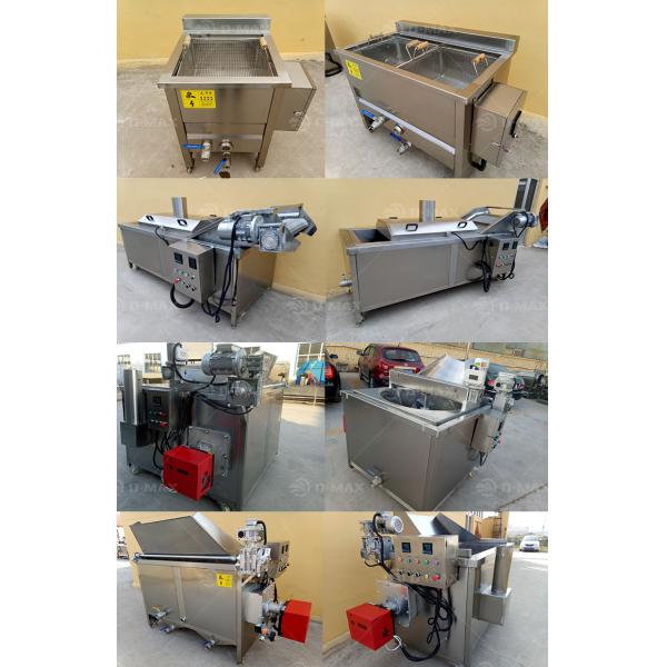 Gas Heating Snack Frying Machine for Clean and Healthy Potato Chips