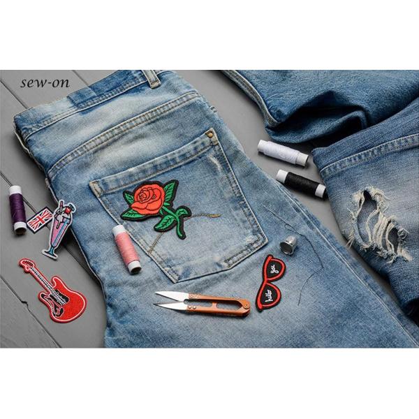 Polyester Garment Ironable Patches Labels Letterman Jacket Custom Shape