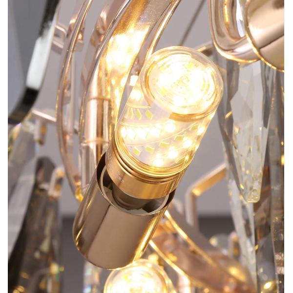 Гальванизируя современная хрустальная люстра отрезка диаманта освещает 80*25cm 90*18cm