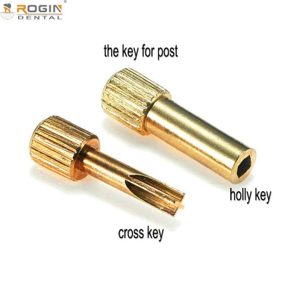 120 / 240 Pcs Dental Restorative Dental Screw Post With Conical Cross Head OEM Service