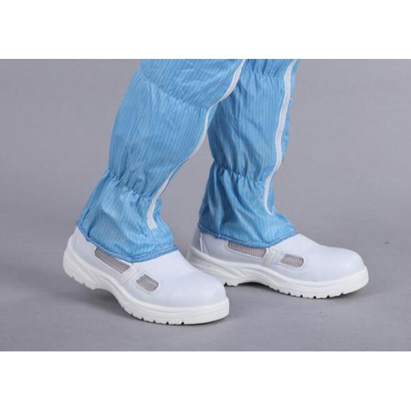 Голубые пылезащитные ботинки безопасности Pvc единственные статические неконсервативные   Материал PU