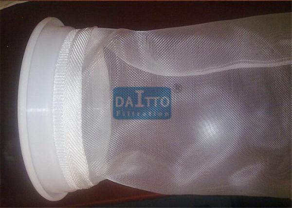 PA66 Nylon Filter Bag For Agriculture Industry , Industrial Water Filter Bags Long Working Life