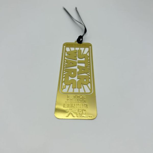 Stainless steel book mark,metal bookmark with custom logo design